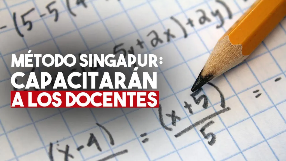 Capacitarán a docentes en matemáticas con el método Singapur