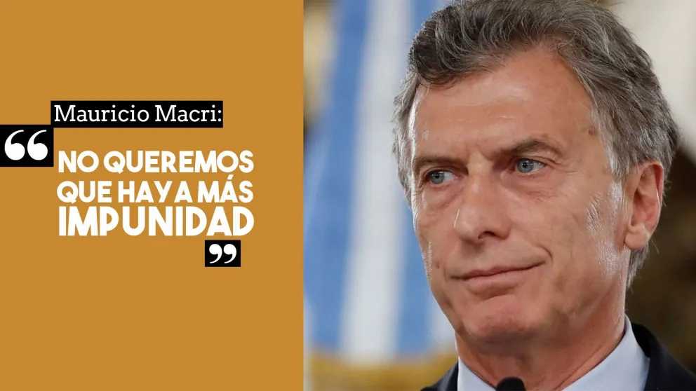 Macri, sobre la Corte: "No queremos impunidad"