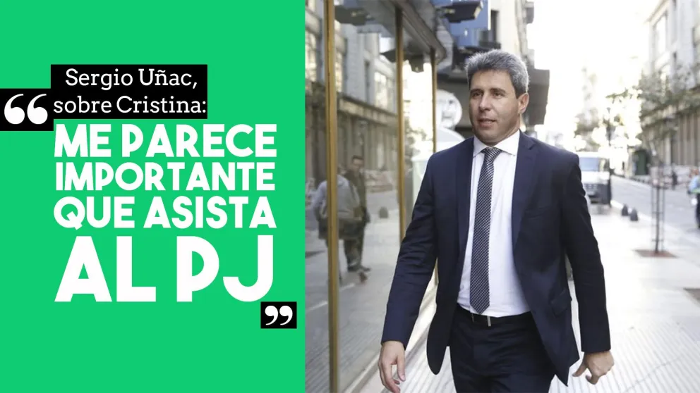 Uñac sobre Cristina: "Es importante que asista al PJ"