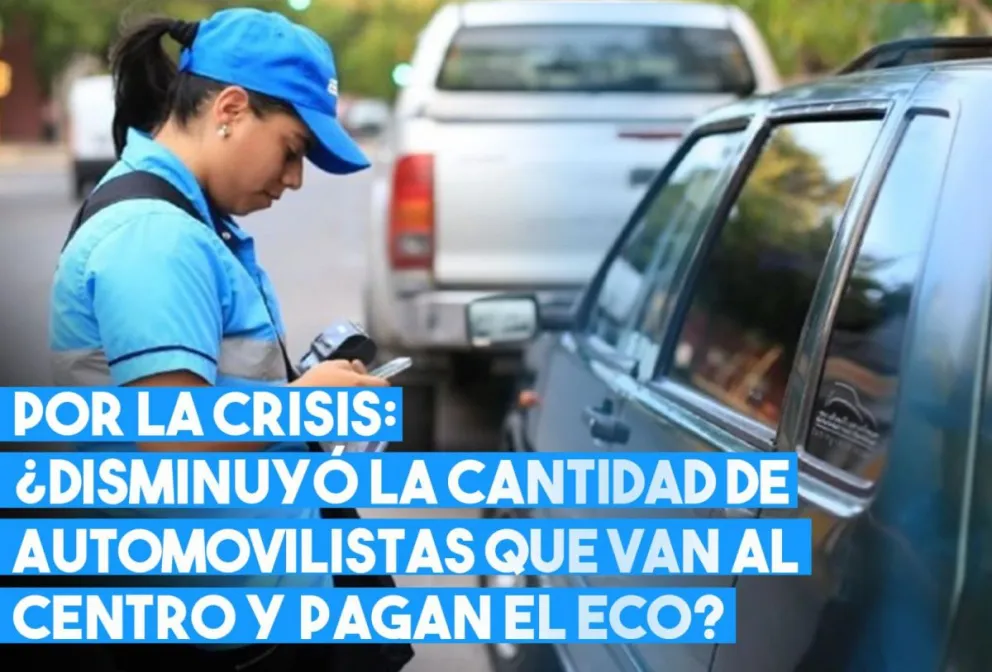 Por la crisis no disminuyó la cantidad de autos que ingresan al microcentro y pagan ECo