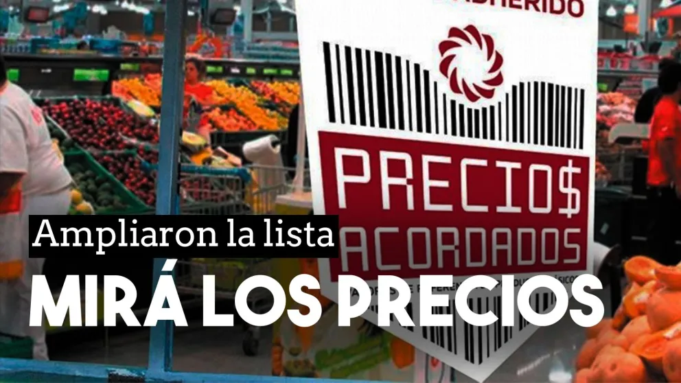 Precios acordados: agregaron 28 productos a la lista