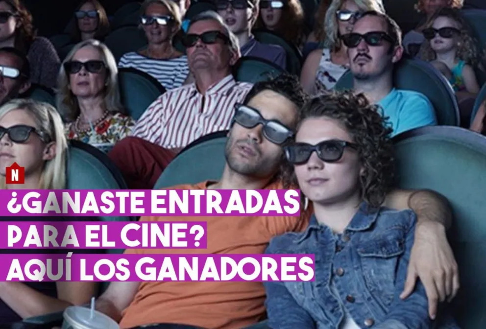Conocé quiénes ganaron las entradas para disfrutar del cine