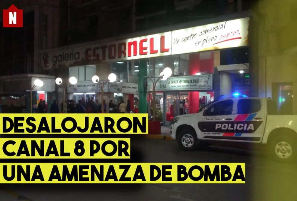 Amenaza de bomba en Canal 8