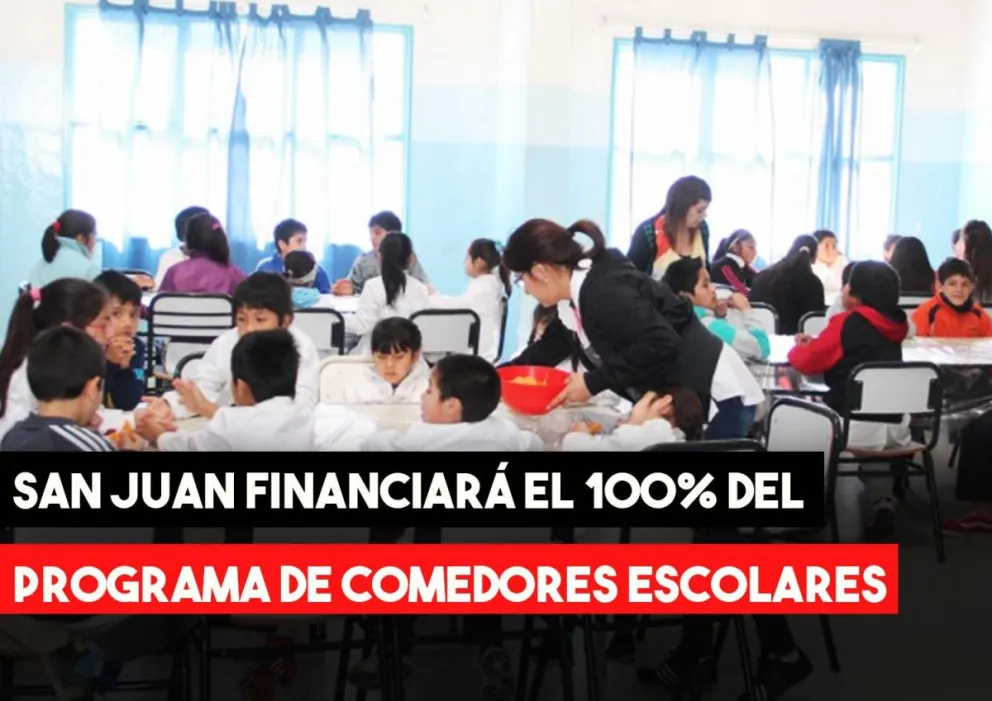 San Juan garantiza los fondos para el funcionamiento de los comedores escolares