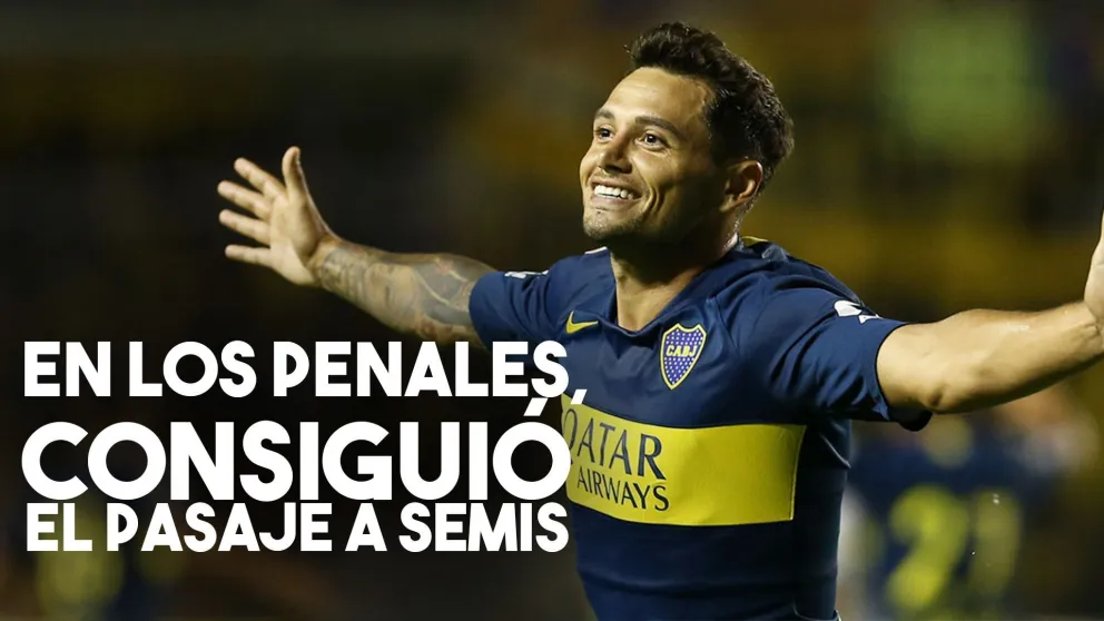Boca a semifinal por penales