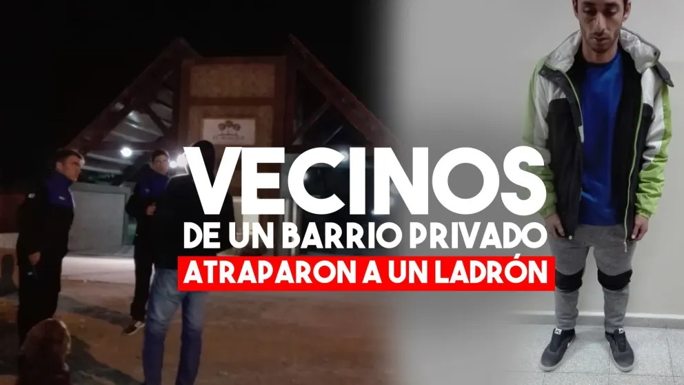 Entró a un barrio privado en moto y se quería ir en bici