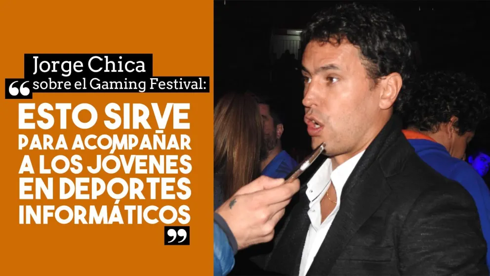Jorge Chica: "Esto sirve para acompañar a los jóvenes en deportes informáticos"
