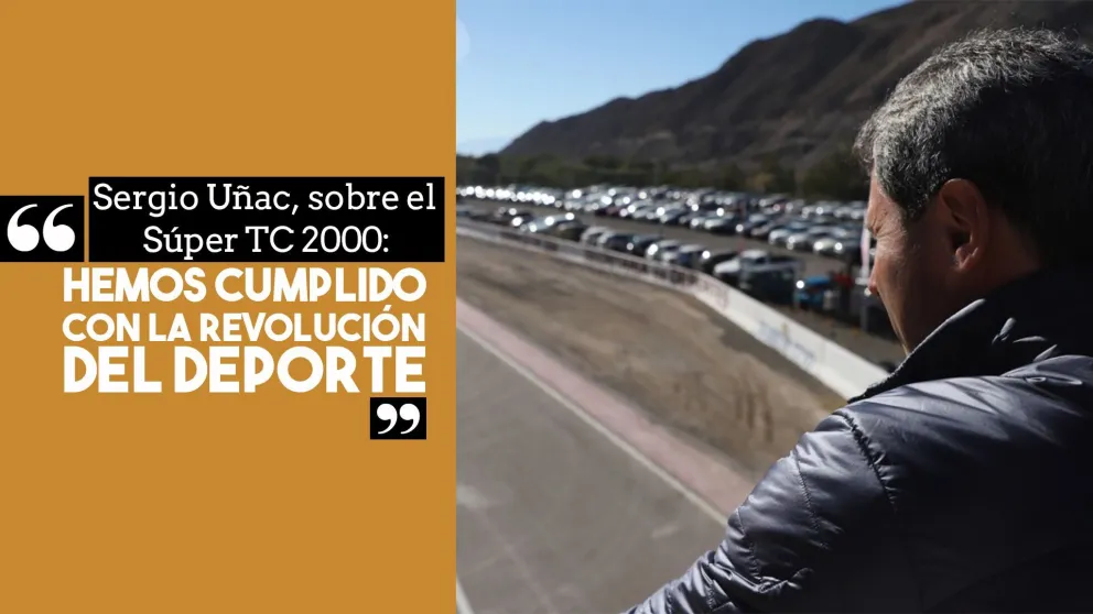 Sergio Uñac, en el Súper TC 2000: "Hemos cumplido con la revolución del deporte"
