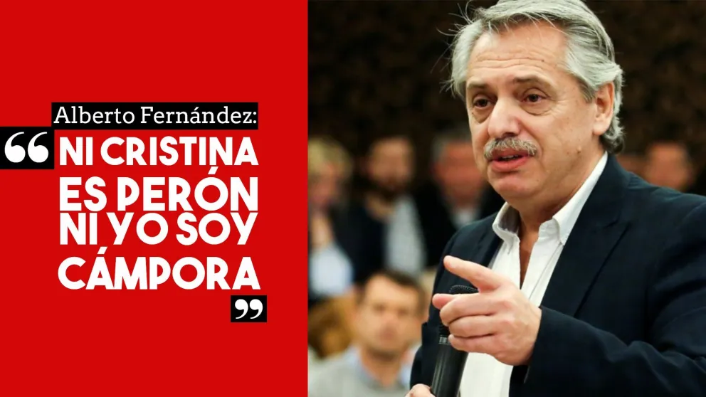 Alberto Fernández: "Ni Cristina es Perón ni yo soy Cámpora"