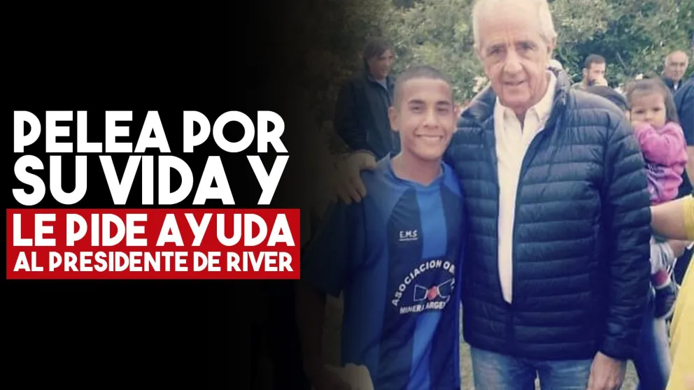 Es sanjuanino, está en terapia intensiva y su tío le mandó un mensaje al presidente de River