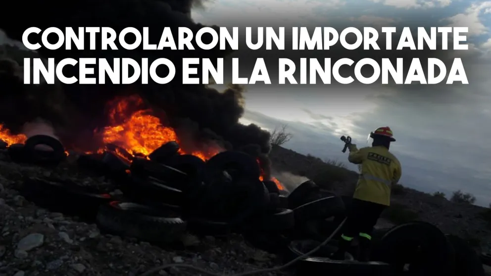 Bomberos de Pocito controlaron un importante incendio en cubiertas