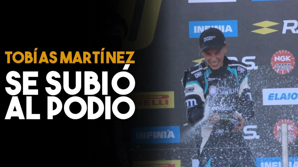 El sanjuanino Tobías Martínez terminó subido en el podio