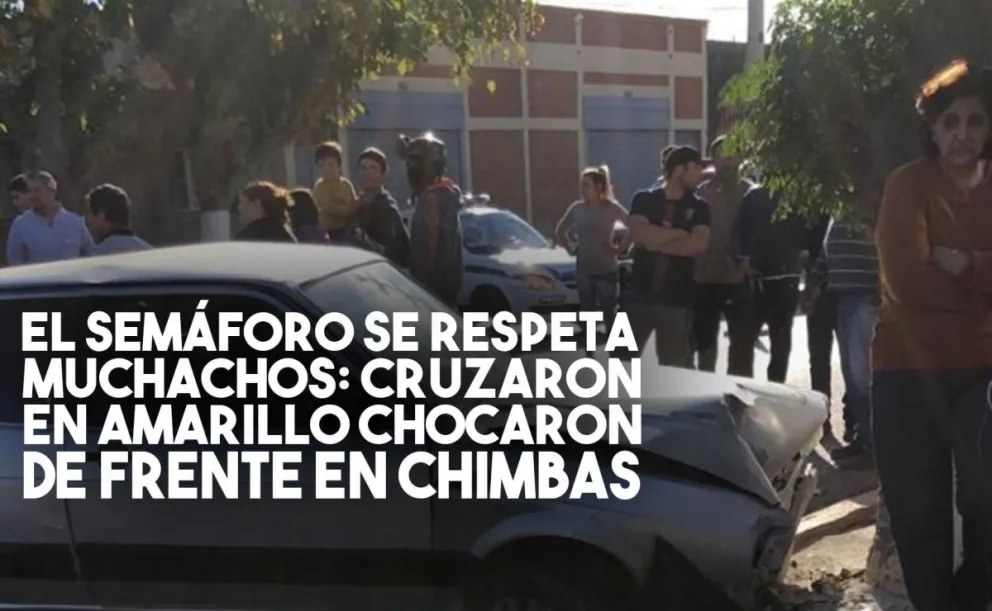 Chocaron de frente y se salvaron de milagro