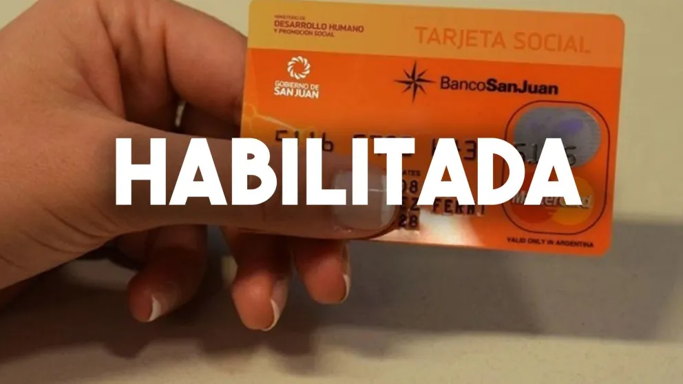 Ya está habilitada la Tarjeta Social