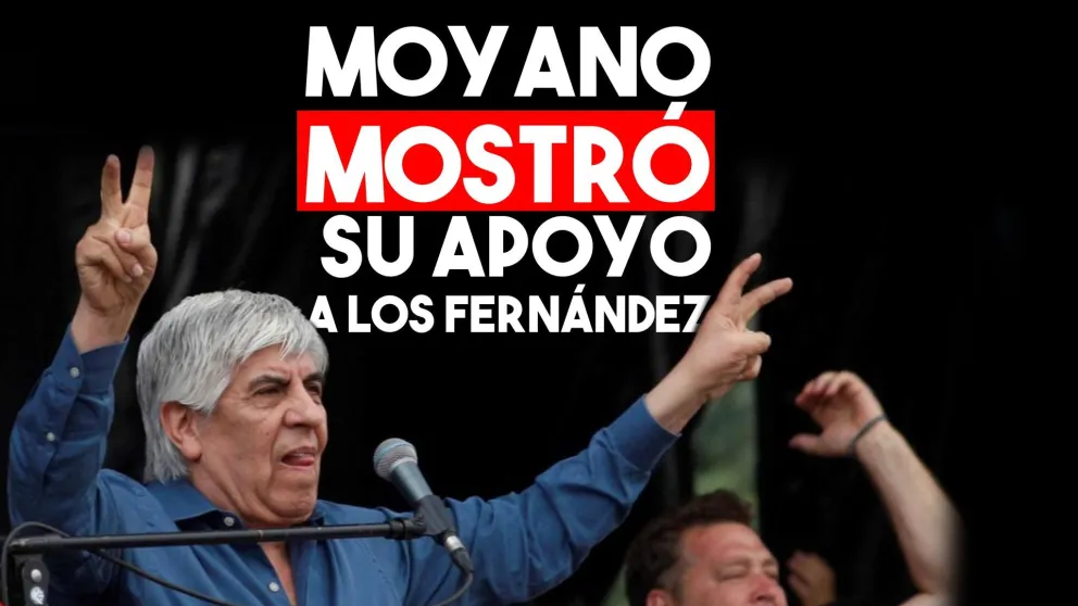 Moyano apoya la fórmula Fernández-Fernández