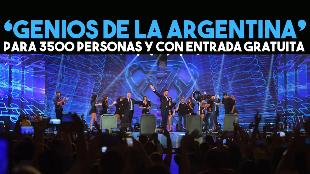 Tinelli en San Juan: 3500 personas y con entrada gratuita