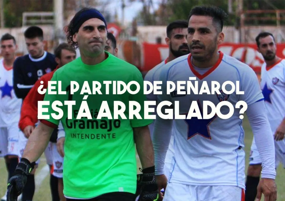 Acusaron al arquero de Peñarol de decir que el partido está arreglado