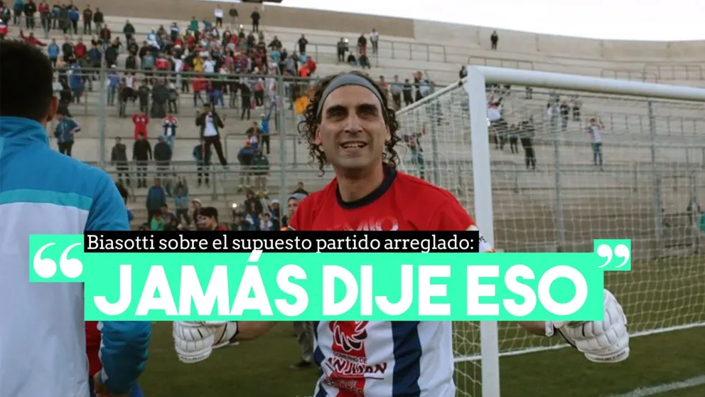 Biasotti sobre el supuesto partido arreglado: "Jamás dije eso"