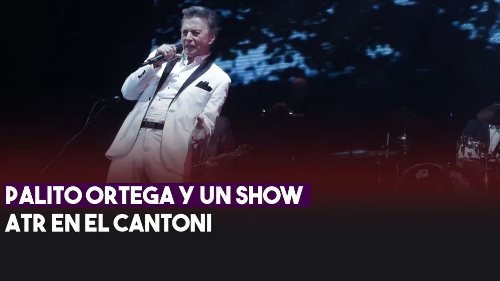 En un gran show Palito Ortega hizo cantar y bailar a más de 6.000 personas