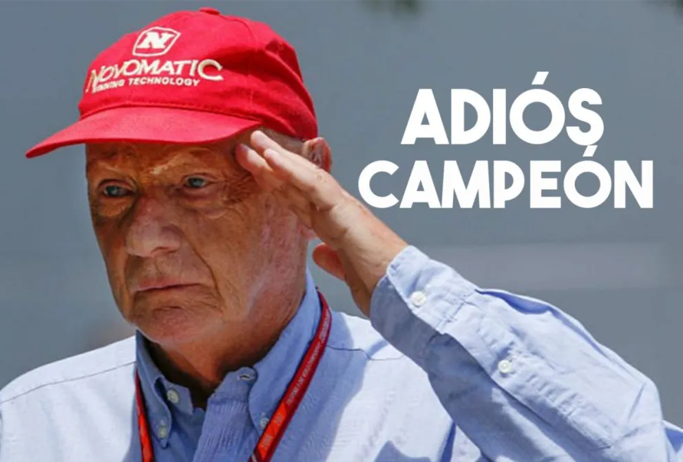 Murió Niki Lauda, tricampeón de la Fórmula 1