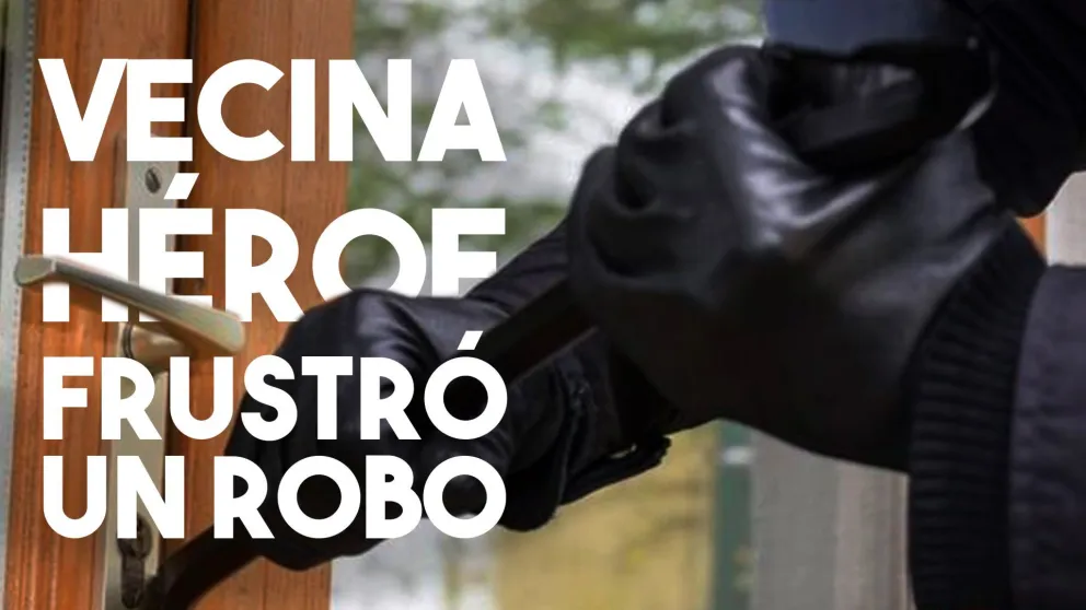 Quisieron entrar a una casa a robar pero una vecina los vio