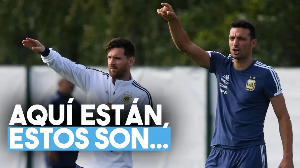 Estos son los convocados por Scaloni para la Selección Argentina