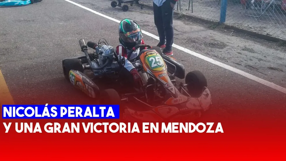 Nicolás Peralta y una gran Victoria en la segunda fecha del Campeonato Mendocino de Karting