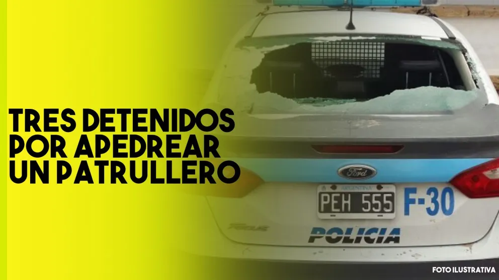 Apedrearon a un patrullero en el Barrio Valle Grande