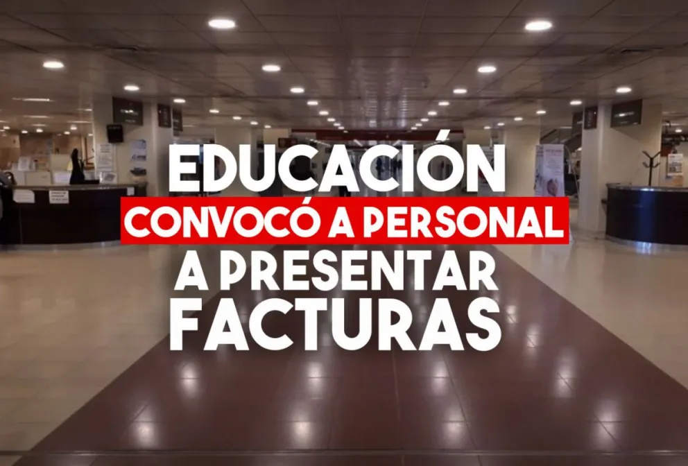 Desde Educación convocan a contratados de servicios generales y personal administrativo a presentar facturas