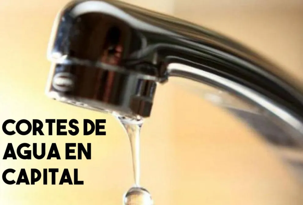 Cortes de agua en Capital
