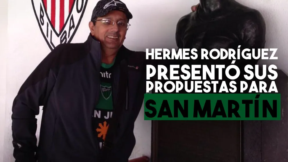 Hermes Rodríguez ya palpita las elecciones en San Martín