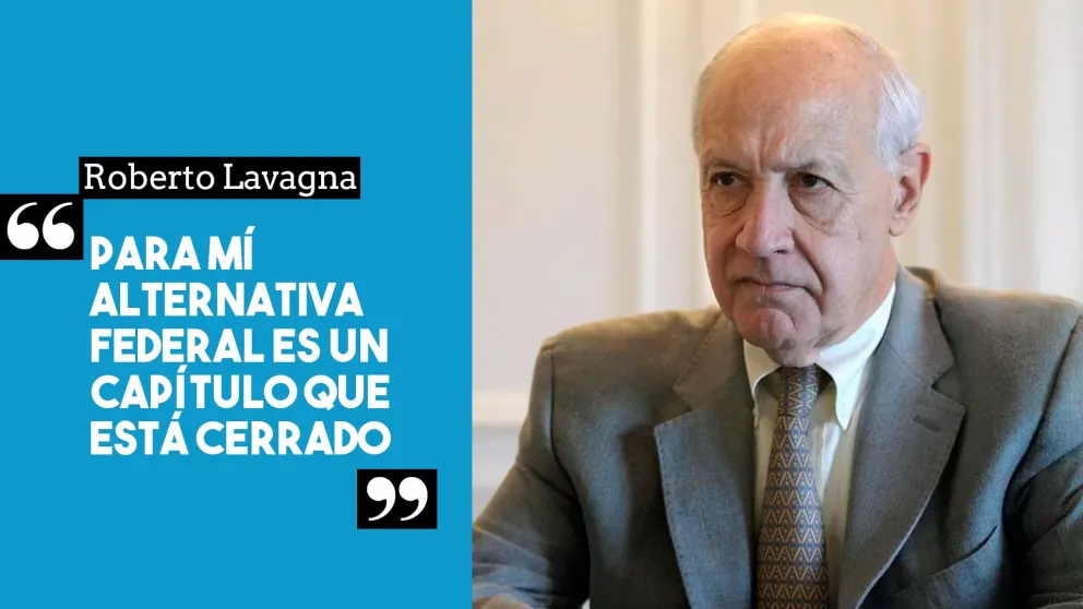 Roberto Lavagna: "Para mí Alternativa Federal es un capítulo que está cerrado"