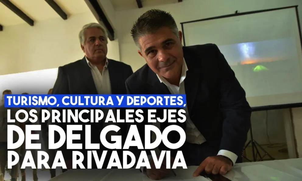 Con el eje puesto en el turismo y el deporte, Delgado presentó su propuesta para Rivadavia