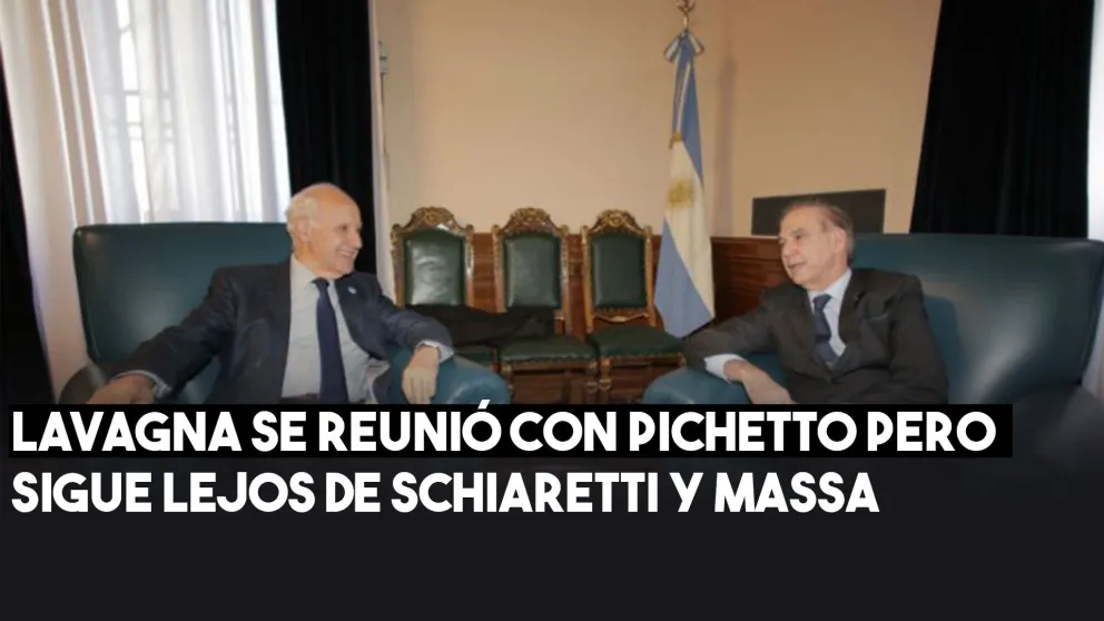 Roberto Lavagna retomó el diálogo con Pichetto y Urtubey, pero sigue lejos de Schiaretti y Massa