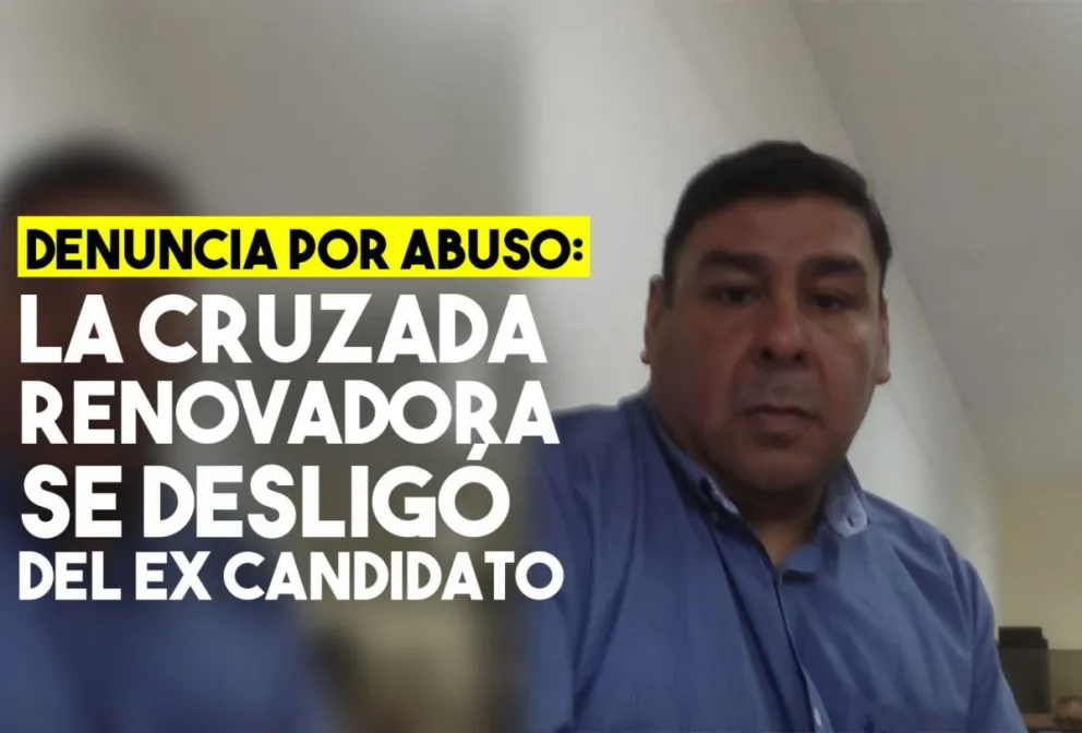 Desde la Cruzada Renovadora aclararon que el acusado de abuso no es candidato a concejal