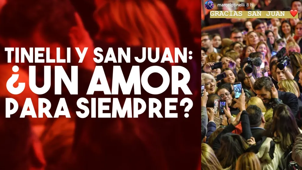 Tinelli, agradecido con San Juan