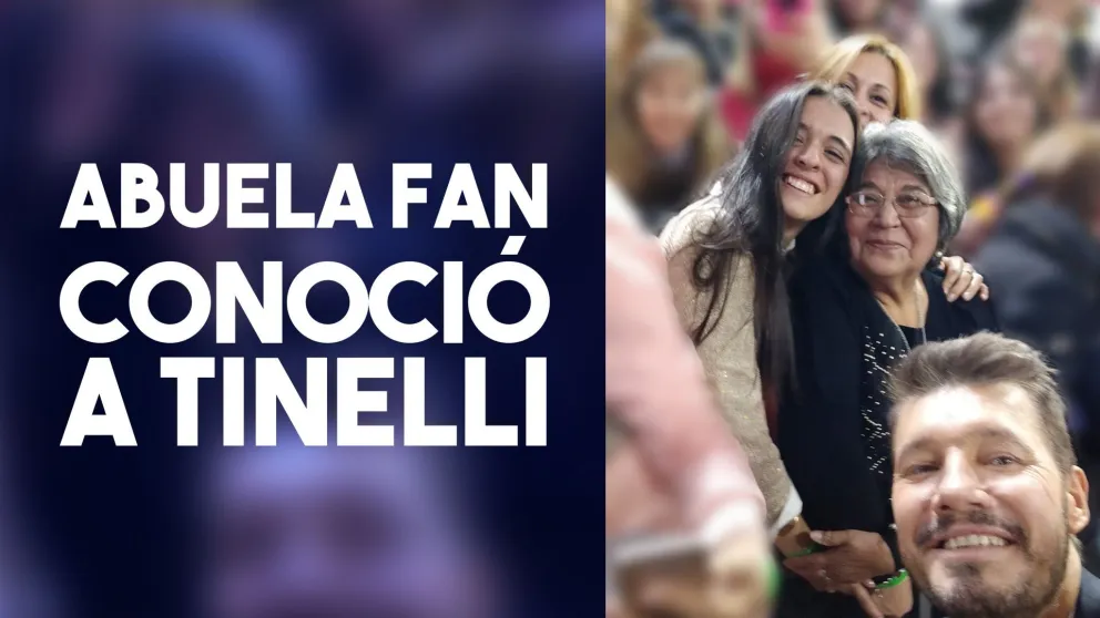 Le pidió a Tinelli que conozca a su abuela y le cumplió el sueño