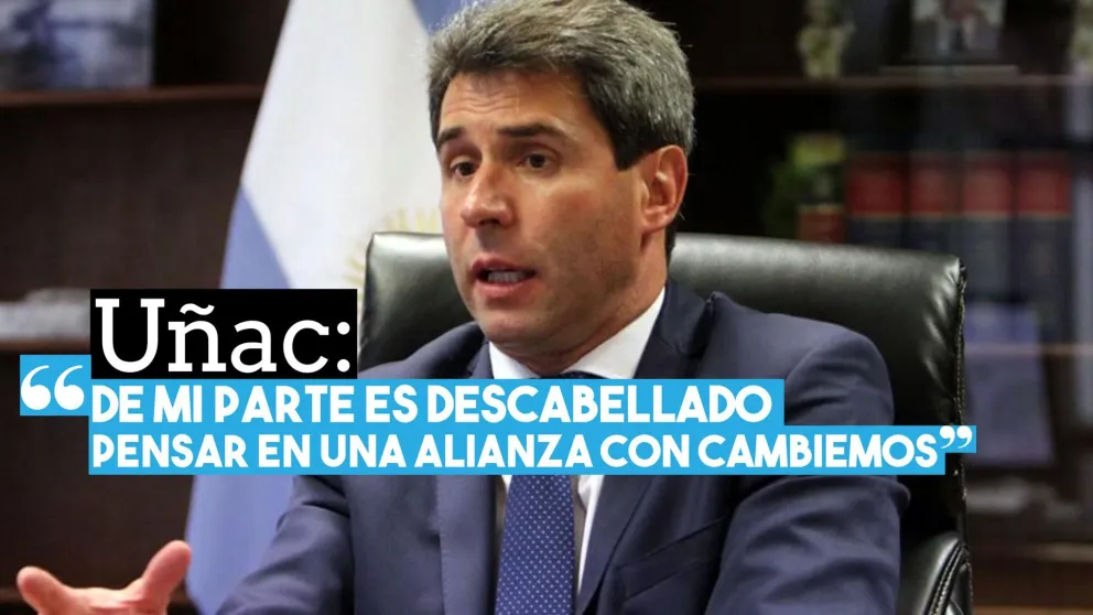 Uñac: "De mi parte es descabellado pensar en una alianza con Cambiemos"