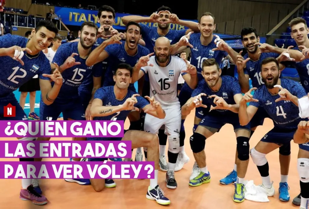 Argentina juega al vóley: quién ganó las entradas