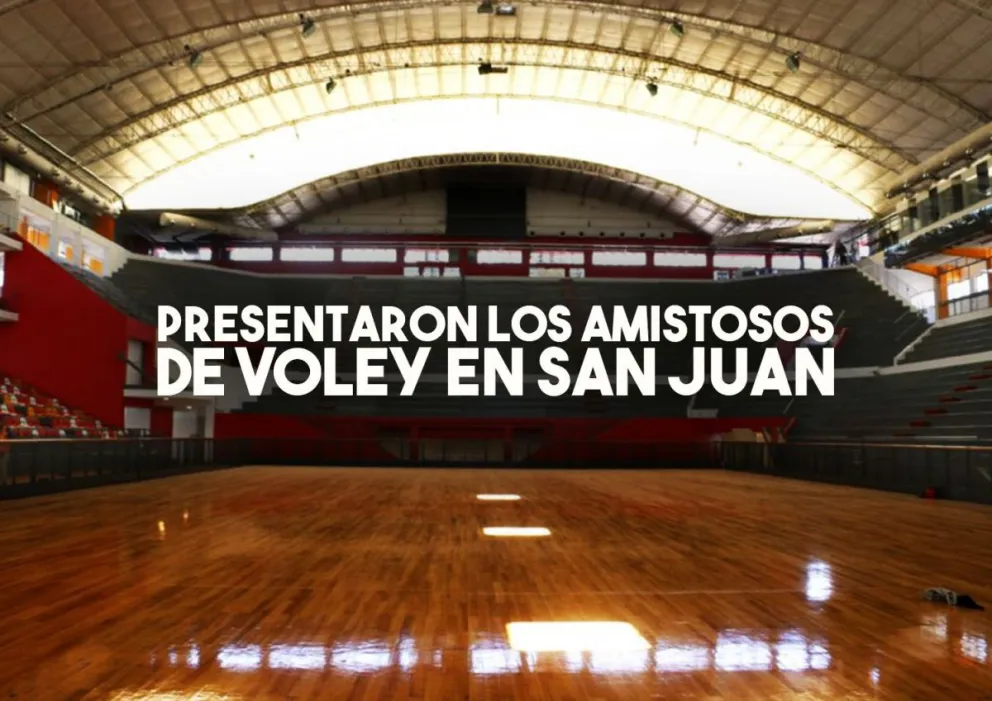 Uñac presentó los amistosos de la selección de vóley masculina