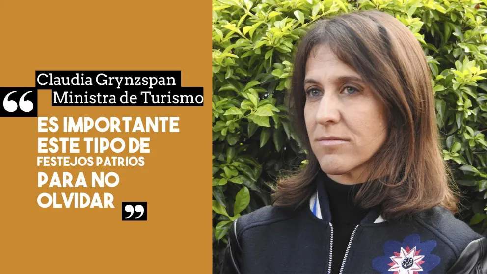 Claudia Grynzspan: "Es importante este tipo de festejos para no olvidar"