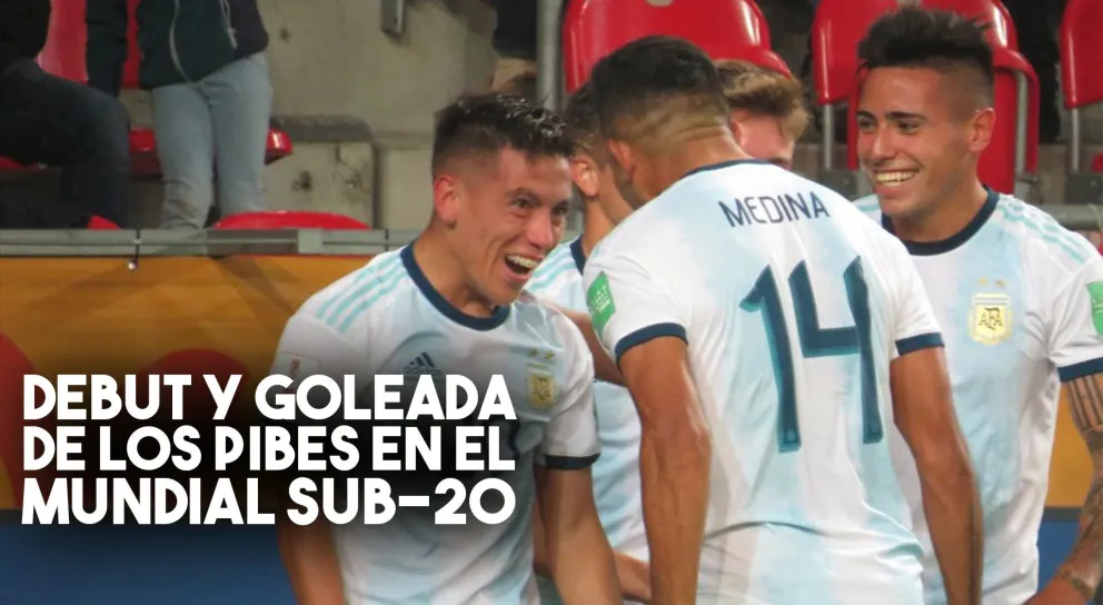 Argentina debutó con una goleada en el Mundial Sub-20