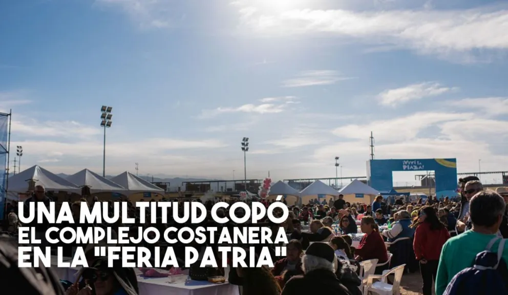 Una multitud copó la "feria patria" en el Complejo Ferial Costanera
