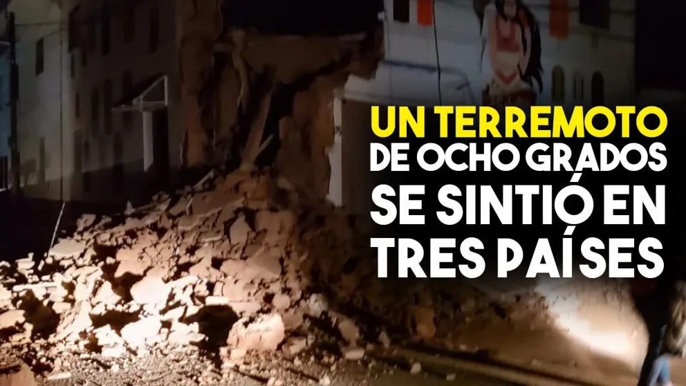 Un terremoto de 8 grados sacudió el norte de Perú, parte de Colombia y Venezuela