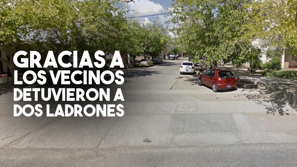Robaron en una casa pero los vecinos los vieron y los atraparon