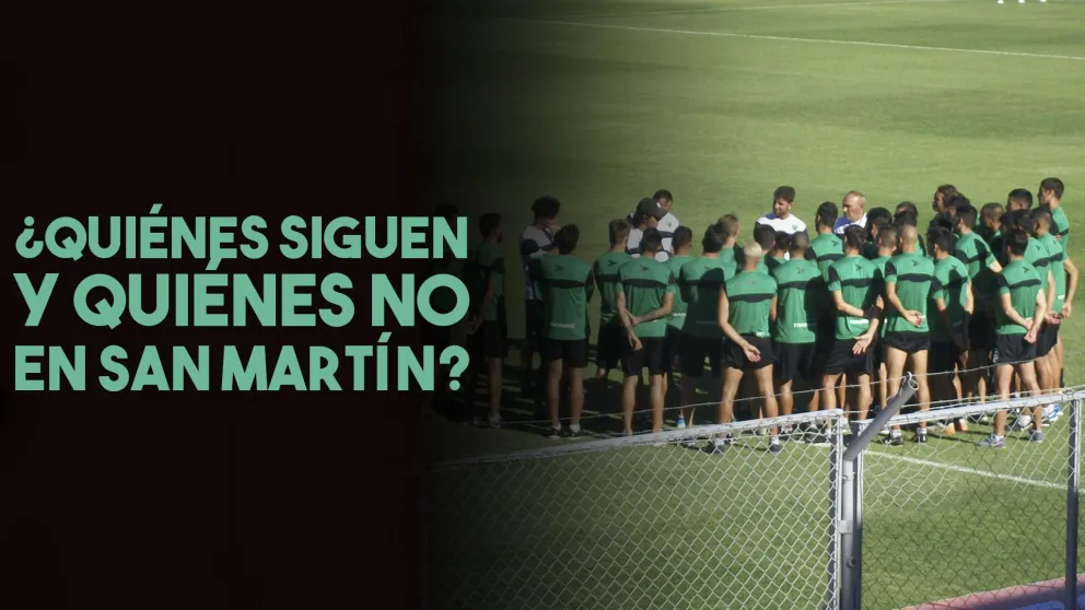 Esta es la situación contractual de cada jugador de San Martín