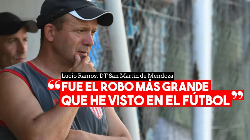 El técnico de San Martín de Mendoza, furioso tras el triunfo de Peñarol