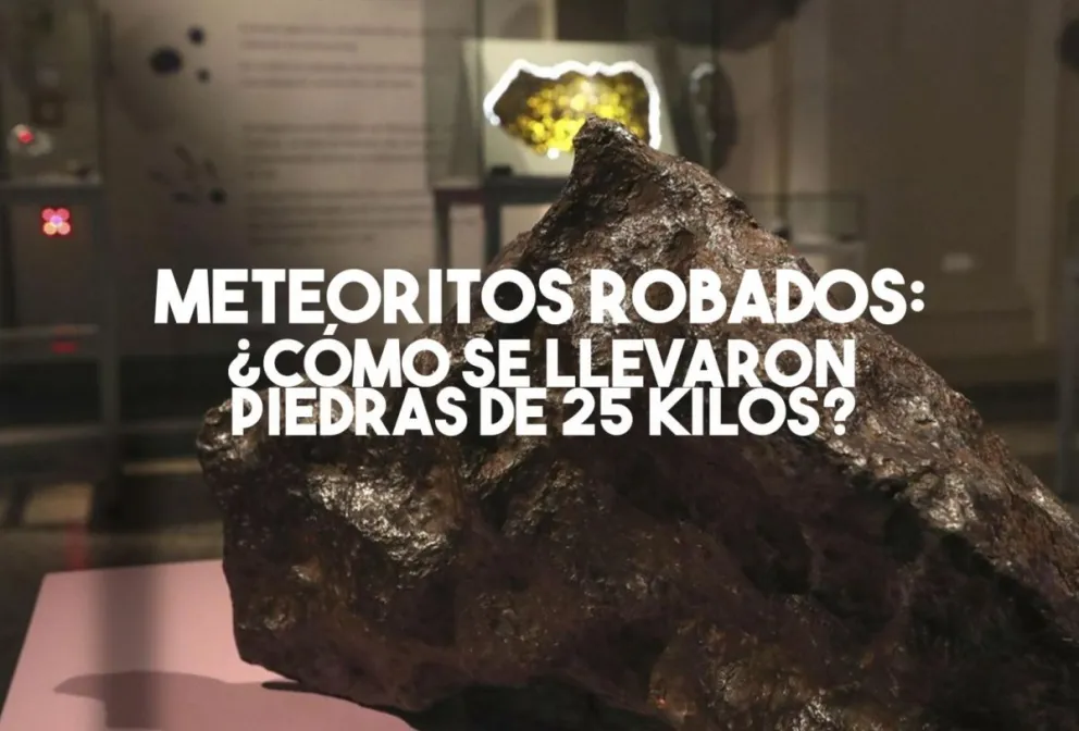 Tráfico ilegal de rocas celestes: robaron meteoritos de un museo de Chaco
