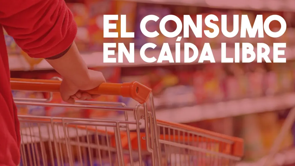 Se registró una fuerte baja de las ventas en supermercados y shoppings