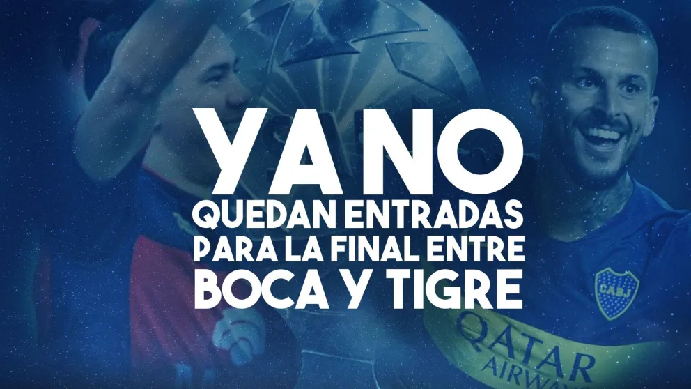 Se agotaron las entradas para la final de la Copa de la Superliga entre Boca y Tigre